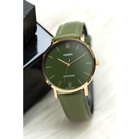 Casio ZEGAREK MĘSKI CASIO MTP-VT01GL-3B + BOX