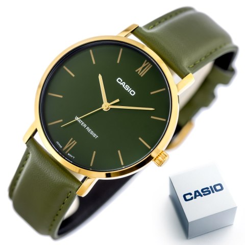 Casio ZEGAREK MĘSKI CASIO MTP-VT01GL-3B + BOX