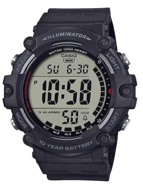 Casio ZEGAREK MĘSKI CASIO SPORT ILLUMINATOR AE-1500WH-1A + BOX