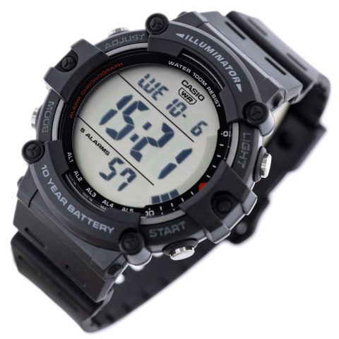 Casio ZEGAREK MĘSKI CASIO SPORT ILLUMINATOR AE-1500WH-1A + BOX