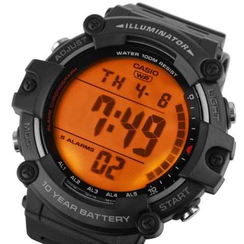 Casio ZEGAREK MĘSKI CASIO SPORT ILLUMINATOR AE-1500WH-1A + BOX