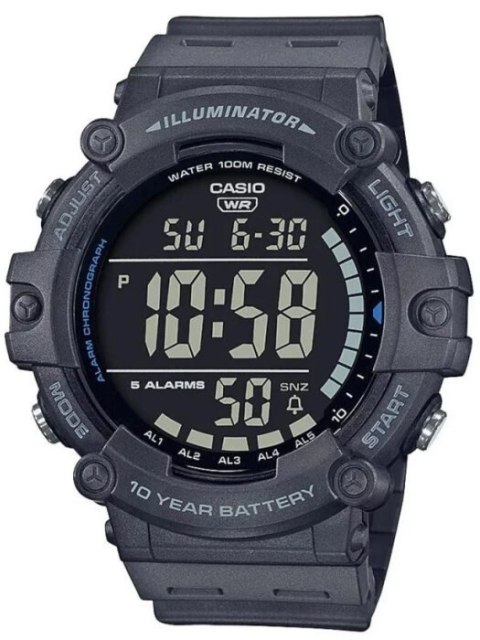 Casio ZEGAREK MĘSKI CASIO SPORT ILLUMINATOR AE-1500WH-8B + BOX