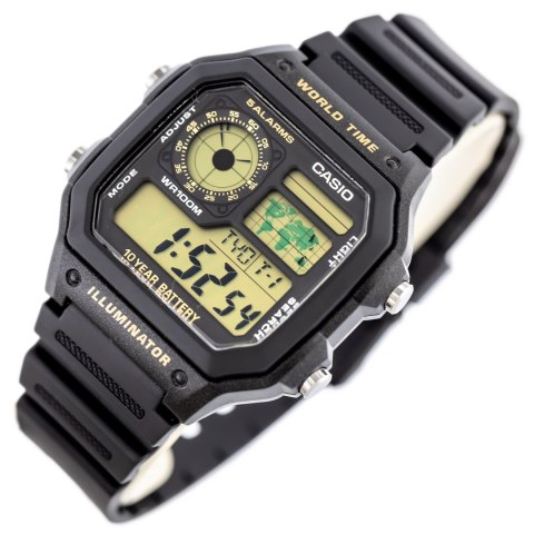 Casio ZEGAREK MĘSKI CASIO Sports AE-1200WH-1B + BOX (zd146c)