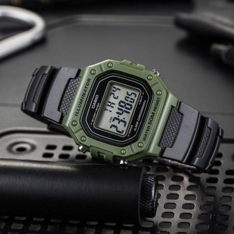 Casio ZEGAREK MĘSKI CASIO W-218H-3A + BOX