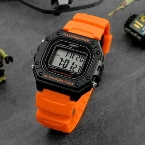 Casio ZEGAREK MĘSKI CASIO W-218H-4B2 + BOX