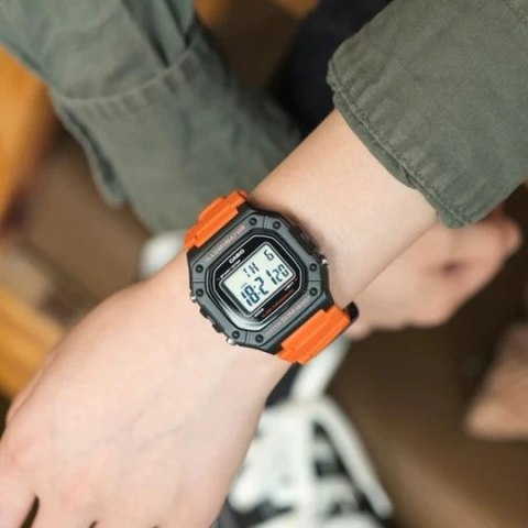 Casio ZEGAREK MĘSKI CASIO W-218H-4B2 + BOX