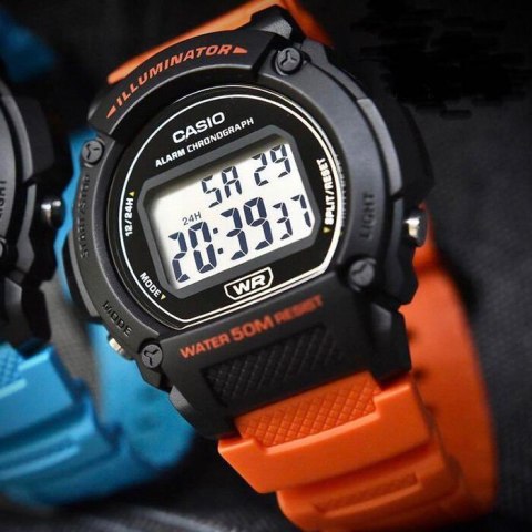 Casio ZEGAREK MĘSKI CASIO W-219H-4A + BOX