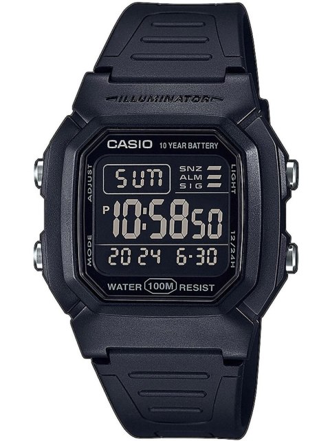 Casio ZEGAREK MĘSKI CASIO W-800H-1BVES KLASYKA + BOX