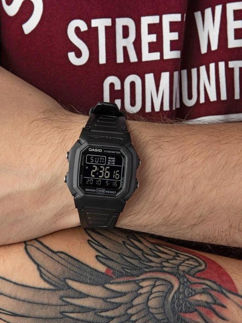 Casio ZEGAREK MĘSKI CASIO W-800H-1BVES KLASYKA + BOX