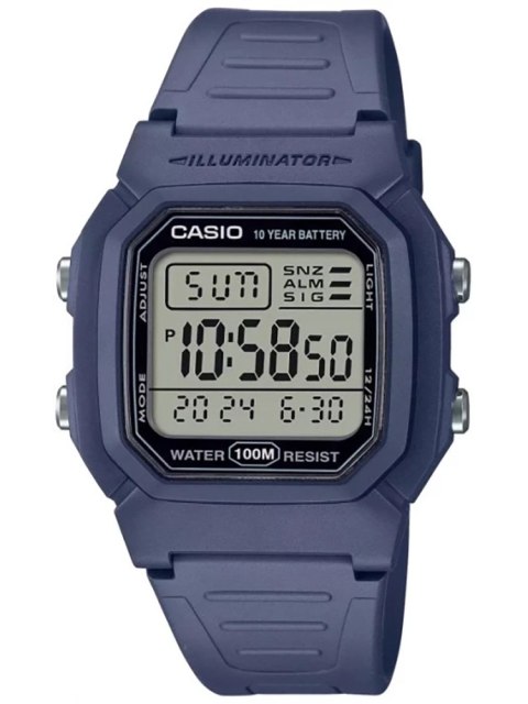 Casio ZEGAREK MĘSKI CASIO W-800H-2A (zd100c) - KLASYKA + BOX