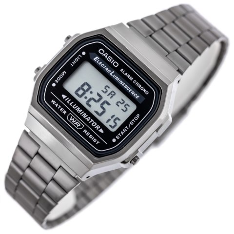 Casio ZEGAREK UNISEX CASIO A168WGG-1A (zd088e) - KLASYKA + BOX
