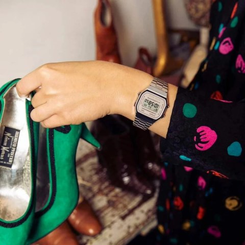 Casio ZEGAREK UNISEX CASIO Retro Vintage A168WA-8A + BOX (zd088g)