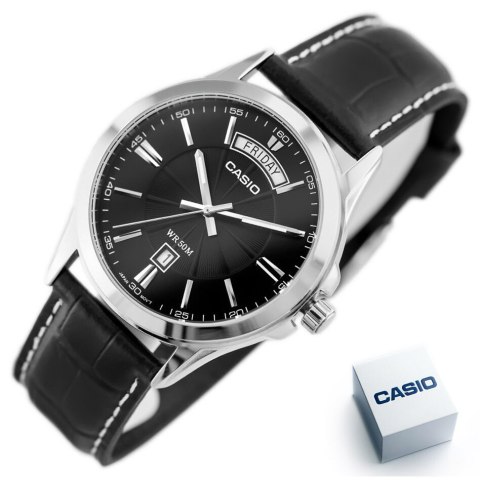 Casio Zegarek Męski Casio Collection MTP-1381L-1A (zd076e) + BOX
