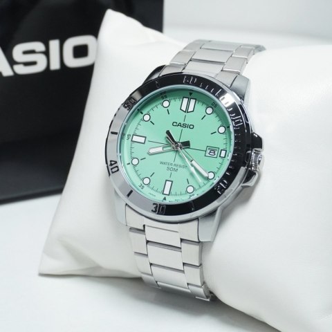 Casio Zegarek Męski Casio MTP-VD01D-3E1 (zd185n) + BOX