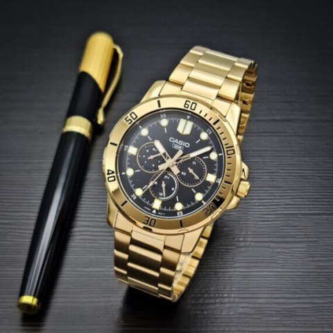 Casio Zegarek Męski Casio MTP-VD300G-1EUDF (zd268d) + BOX