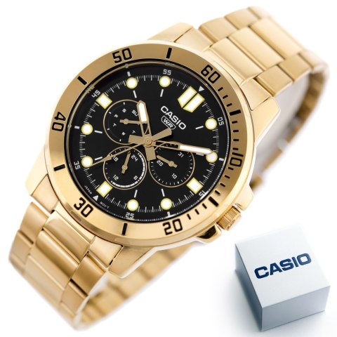 Casio Zegarek Męski Casio MTP-VD300G-1EUDF (zd268d) + BOX