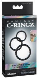 Fantasy C-Ringz SILICONE 3-RING STAMINA SET