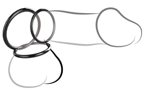 Fantasy C-Ringz SILICONE 3-RING STAMINA SET