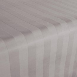 Prześcieradło satyna bambusowo-bawełniana STRIPE GREY/220x260