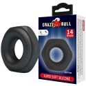 Baile - Boys of Toys Sp. z. o.o. (dystrybutor) Crazy Bull Jarvius Super Soft Silicone Cock Ring - Black