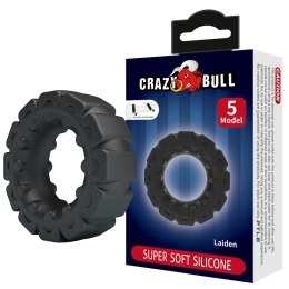 Baile - Boys of Toys Sp. z. o.o. (dystrybutor) Crazy Bull Laiden Super Soft Silicone Cock Ring - Black