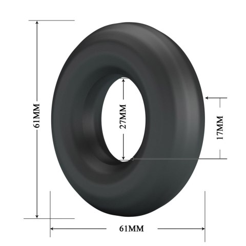 Baile - Boys of Toys Sp. z. o.o. (dystrybutor) Crazy Bull Urban Super Soft Silicone Cock Ring