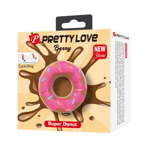 Baile - Boys of Toys Sp. z. o.o. (dystrybutor) Pretty Love Berry Super Donut Silicone Cock Ring
