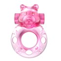 Baile - Boys of Toys Sp. z. o.o. (dystrybutor) Vibrating Bear Cock Ring - Pink