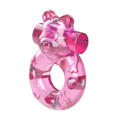 Baile - Boys of Toys Sp. z. o.o. (dystrybutor) Vibrating Bear Cock Ring - Pink
