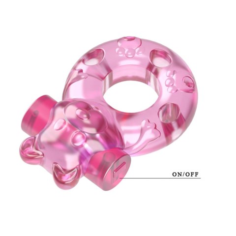 Baile - Boys of Toys Sp. z. o.o. (dystrybutor) Vibrating Bear Cock Ring - Pink