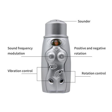 Baile - Boys of Toys Sp. z. o.o. (dystrybutor) BAILE -REALISTIC VAGINA AND ASS, Vibration Rotation Heating function Sex talk