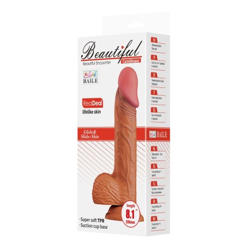 Baile - Boys of Toys Sp. z. o.o. (dystrybutor) Baile Beautiful Encounter RealDeal Dildo 8.1"