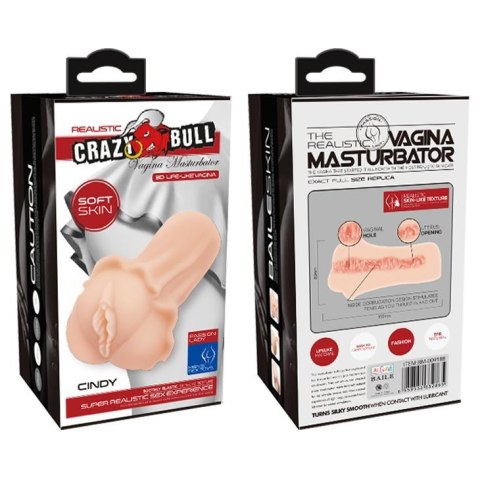 Baile - Boys of Toys Sp. z. o.o. (dystrybutor) CRAZY BULL - CINDY, Realistic Vagina Masturbator