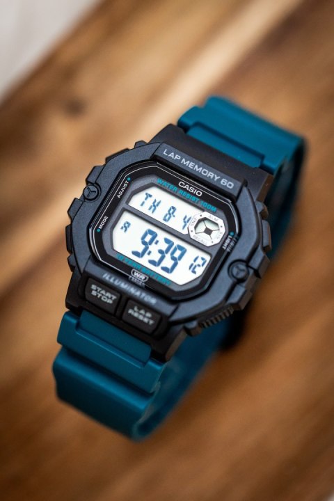 Casio ZEGAREK MĘSKI CASIO Sports WS-1400H-3A + BOX (zd271c)