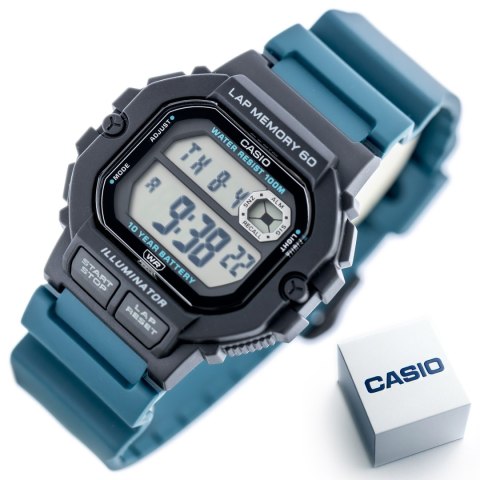 Casio ZEGAREK MĘSKI CASIO Sports WS-1400H-3A + BOX (zd271c)