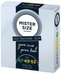 Zestaw 3 Prezerwatyw O Różnej Średnicy Testbox 47-49-53 3 Condoms Mister.Size