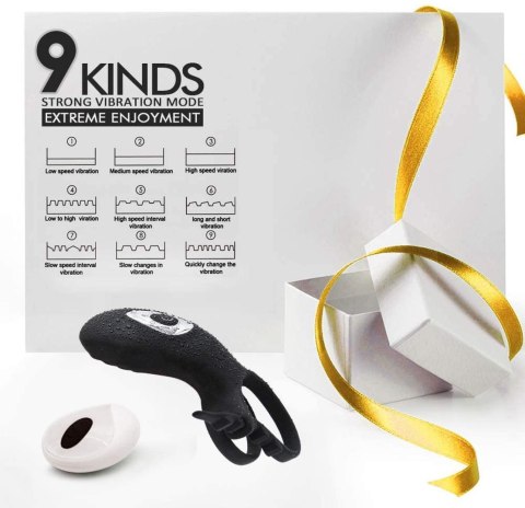 Boys of Toys Sp. z o.o. AdjustableDouble cockring with remote