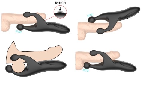 Boys of Toys Sp. z o.o. Tapping and vibrating penis stimulator