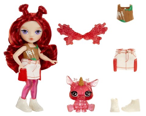 MGA Entertainment Rainbow High: Littles Rainbow Fantasy Fairies - Apple (czerwony)