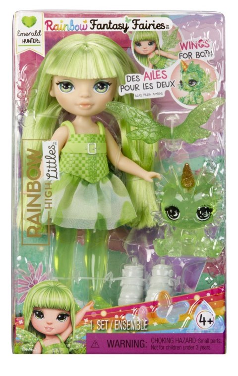 MGA Entertainment Rainbow High: Littles Rainbow Fantasy Fairies - Emerald (zielony)