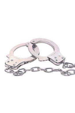 TONGA CHROME HANDCUFFS METAL HANDCUFFS W. KEY