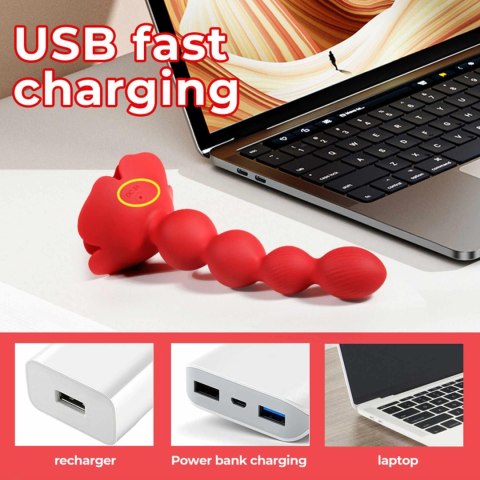 Boys of Toys Sp. z o.o. Rose rotating anal beads