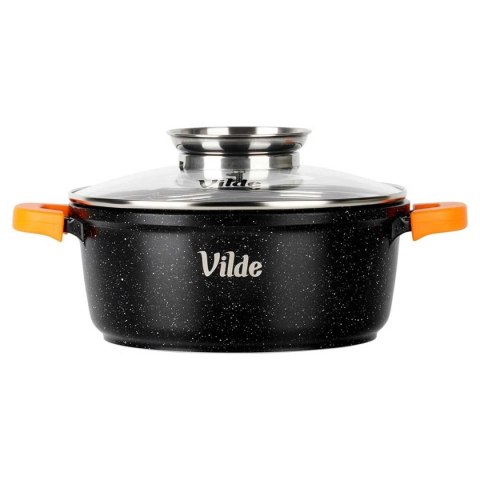 GARNEK GRANITOWY 2,1L 20cm Z POKRYWĄ Z AROMATYZEREM TERRUNA 199104