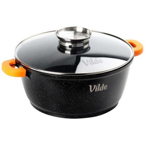 GARNEK GRANITOWY 5,8L 28cm Z POKRYWĄ Z AROMATYZEREM TERRUNA 199106