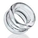 Naciagacz jąder [SIL/TPR] SQUEEZE SHORT Ballstretcher Clear Oxballs