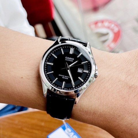 Casio Zegarek Męski Casio MTS-100L-1A+ BOX (zd237a) SZAFIR