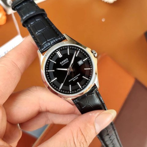 Casio Zegarek Męski Casio MTS-100L-1A+ BOX (zd237a) SZAFIR