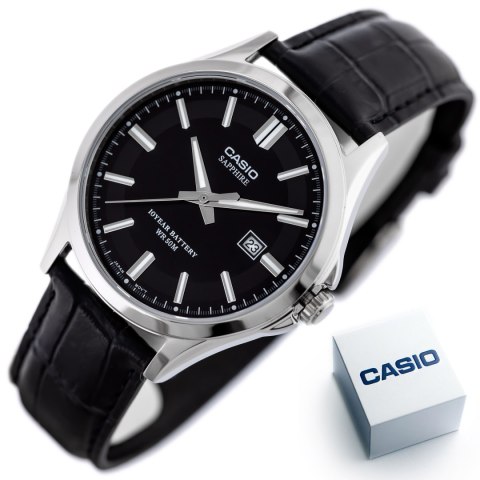 Casio Zegarek Męski Casio MTS-100L-1A+ BOX (zd237a) SZAFIR