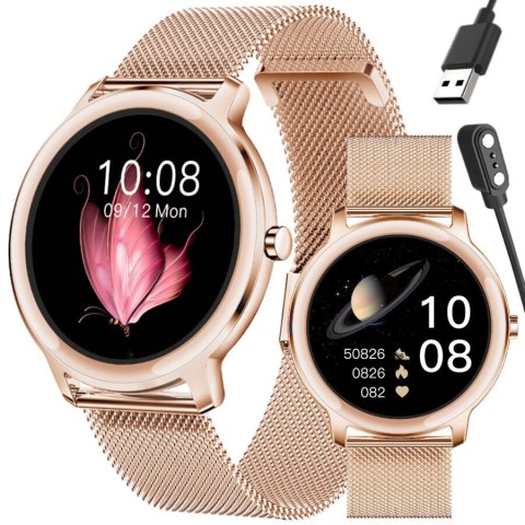 Rubicon SMARTWATCH DAMSKI Rubicon RNBE66 - WŁASNE TARCZE (sr014b)
