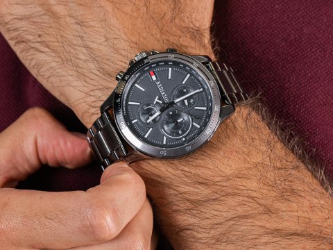 Tommy Hilfiger ZEGAREK MĘSKI TOMMY HILFIGER 1791719 BANK (zf022c)